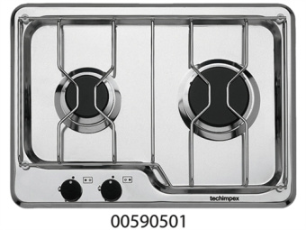 Techimpex PGLI02T000SL - Seafarer 2 Gas Cooker 2 Burners