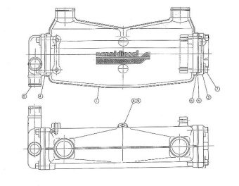 Nanni Diesel 970310549 - HOUSING, INTERCOOLER for 5.250TDI