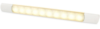 Hella Marine 2JA 980 881-202 - LED Interior Surface Mount Strip Lamp - 12 Volt - Warm White Light
