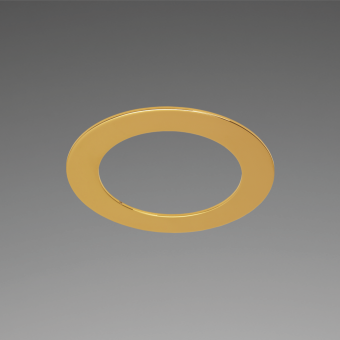 Prebit 50002309 - Cover Ring For LED Lamp EB12, Shiny Gold, Outside Ø88mm