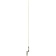 Scout KM-3A - Antenna VHF Stainless Steel 1.0m + Support - Without Cable