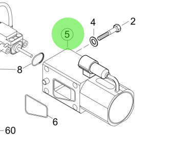 Steyr Z002154-0 - Control Solenoid with Sensor for M160068 Engines