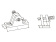 Talamex Deckmount Stainless Steel 80° With Dropnose Pin
