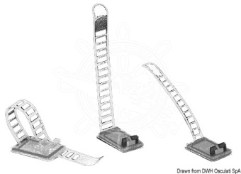 Osculati 18.035.03 - Adjustable Cable Clamp With Screw Max 26 mm (100 pcs)