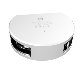 Lopolight 201-011-WH - Navigation Light 3NM 225° White, Masthead, White Ceramic Coated