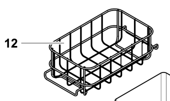 Isotherm SGC00334AA – Metal Basket for Large Drawer of DR49 Refrigerator