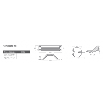 Tecnoseal Aluminium Anodes Kit For Yamaha 150-200 HP