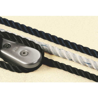 Plastimo 51373 - 3-strand Polyester Black Ø 12 mm 220m