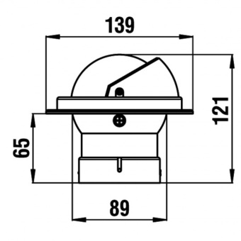 Riviera Compass Zenith Series Grey BZ1 Recessed Installation
