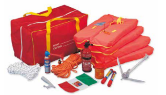Trem N1903100S - Standard Safety Equipment Bag For Pleasure Marine Boats Within 3 Miles Without Course Signal