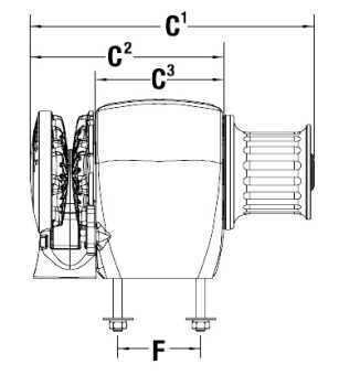 Maxwell HRC10 Drum Horizontal Anchor Windlass