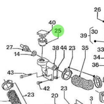 Nanni Diesel 970301734 - Heat Exchanger Filler Neck Assembly for 4 Series HE Engines