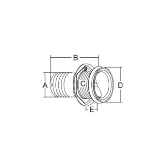Marine Town Stainless Steel Engine Exhaust System Ø 77 mm