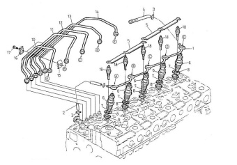 Nanni Diesel 970307761 - PIPE,INJECTION for 5.280HE