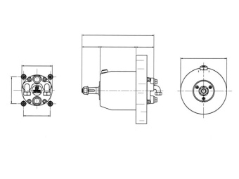 Ultraflex UP28F - Hydraulic Steering Pump