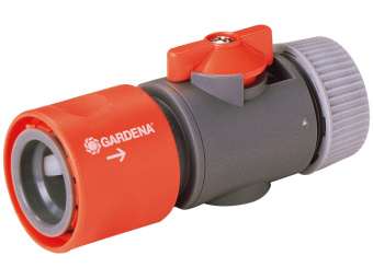 Gardena Adaptor With Adjustable Valve for Hoses 13 mm (1/2")