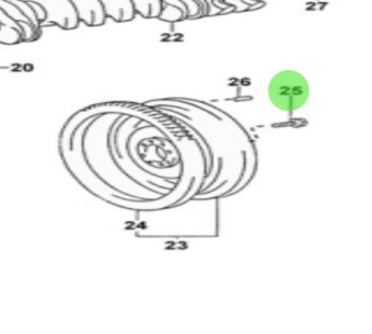 Nanni Diesel 970312630 - Flywheel Bolt Set for T6 Series Engines
