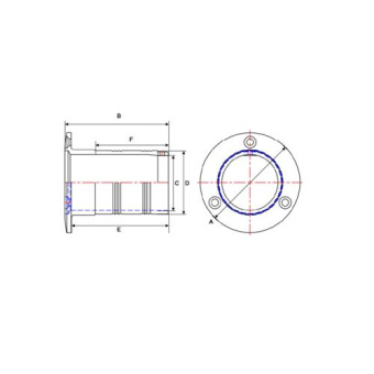 Hollex Deck Filler AISI 316 Water 38mm