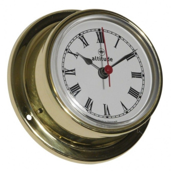 Altitude Quartz Clock Brass Ø71 mm