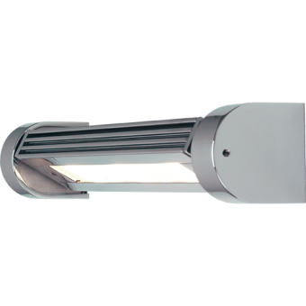 Prebit 22173109 - LED Under Cabinet Light UB02-3, 150mm, Shiny Gold, Warm White, Max. 3W, 10-30V DC, With Dimmer, Wall Bracket