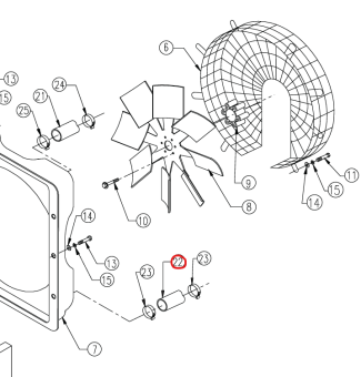 Northern Lights R128456 - Hose, Radiator Outlet