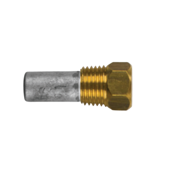 Tecnoseal Martec Zinc Pencil Anodes with Brass Plugs