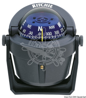 Osculati 25.081.23 - RITCHIE Explorer Compass Bracket 2"3/4 Grey/Blue