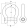 AISI 316 S.S. Flush Head Bow Shackles 6 mm