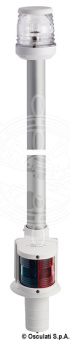 Osculati 11.125.01 - Recess White Pole 100 cm360° Red/Green Light