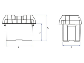 Talamex Battery Box 390x185x200 mm