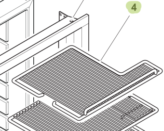 Isotherm SGC00280AA – Upper Grid Shelf for Cruise CR130 Drink Fridge