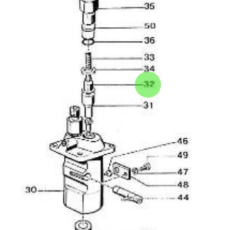 Nanni Diesel 970492147 - Injection Feed Pump Delivery Valve for HE Series Engines