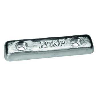 Plastimo 38394 - Bolt-on Anode 1.6 kg - Magnesium - 325 X 80 X 35mm