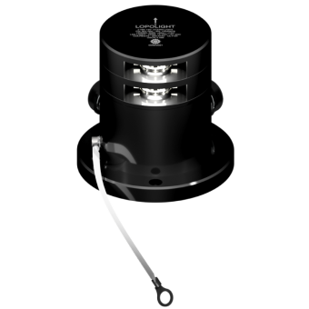 Lopolight 301-005ST-PRO-I-EX - Navigation Light 2NM 135° White, Stern, Double, Black EX 1&2 Ice-Class