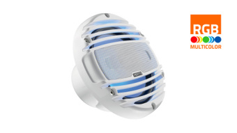 Hertz HMX 6.5-LD-TW - 6.5" Marine High Performance Coax Speakers White RGB LED (2 pcs.)
