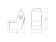 Talamex 1-Person Seatbench FCT725 For Steering Console White For Inflatable Boat