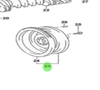 Nanni Diesel 970312628 - Flywheel Sub-Assembly for T6 Series Engines
