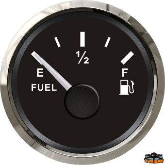 Trem L3280034 - Fuel Level Meter Black Cut-Out Diameter 52 mm