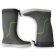 Plastimo P203638 - Typhoon Essential Sailing Boots - Tall - Grey/Lime UK5/EU38