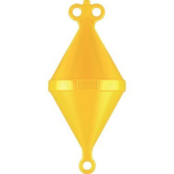 Plastimo 43431 - Mooring Buoy With Eyelets Yellow Ø 28cm