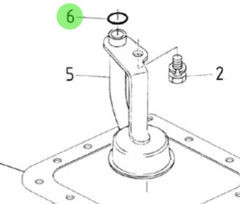 Nanni Diesel 970301951 - O-Ring for Oil Sump and Electrical Stop Assemblies