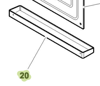 Isotherm SBE00222AA – Internal Drip Tray for DR160 Light Drawer Refrigerator