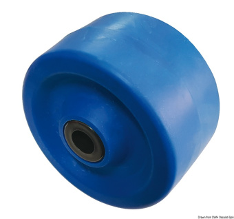 Osculati 02.029.10 - Side Roller Blue 135x75 mm Ø Hole 22 mm
