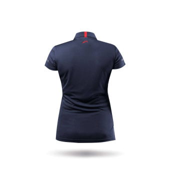 Plastimo 70328 - Women's UVActive Zip Sports Polo - Navy - Size XL