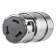 Hubbell HBL63CM64 Twist-Lock®, Marine Grade, Female Connector Body, 50A 125/250V, 3-Pole 4-Wire Grounding, Non-NEMA, Screw Terminal, Galvanized
