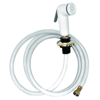 Plastimo 419767 - White Shower Heads With Hose 2m And Holder With Flange