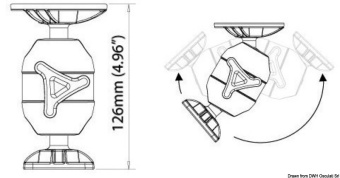 Osculati 23.403.01 - Scanstrut iPad Rest Mounting On Straight Surface