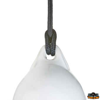 Trem T8612374 - High Tenacity Polyester Spliced Eye Fender Line Diameter 12 mm Length 4 m White Color