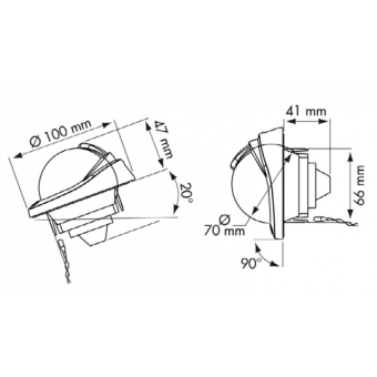 Plastimo Offshore 75 Compasses Flushmount On Horizontal Or Vertical Surface Black