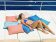 Marine Business Aruba Cushion Set Large & Small Coral (2 pcs.)